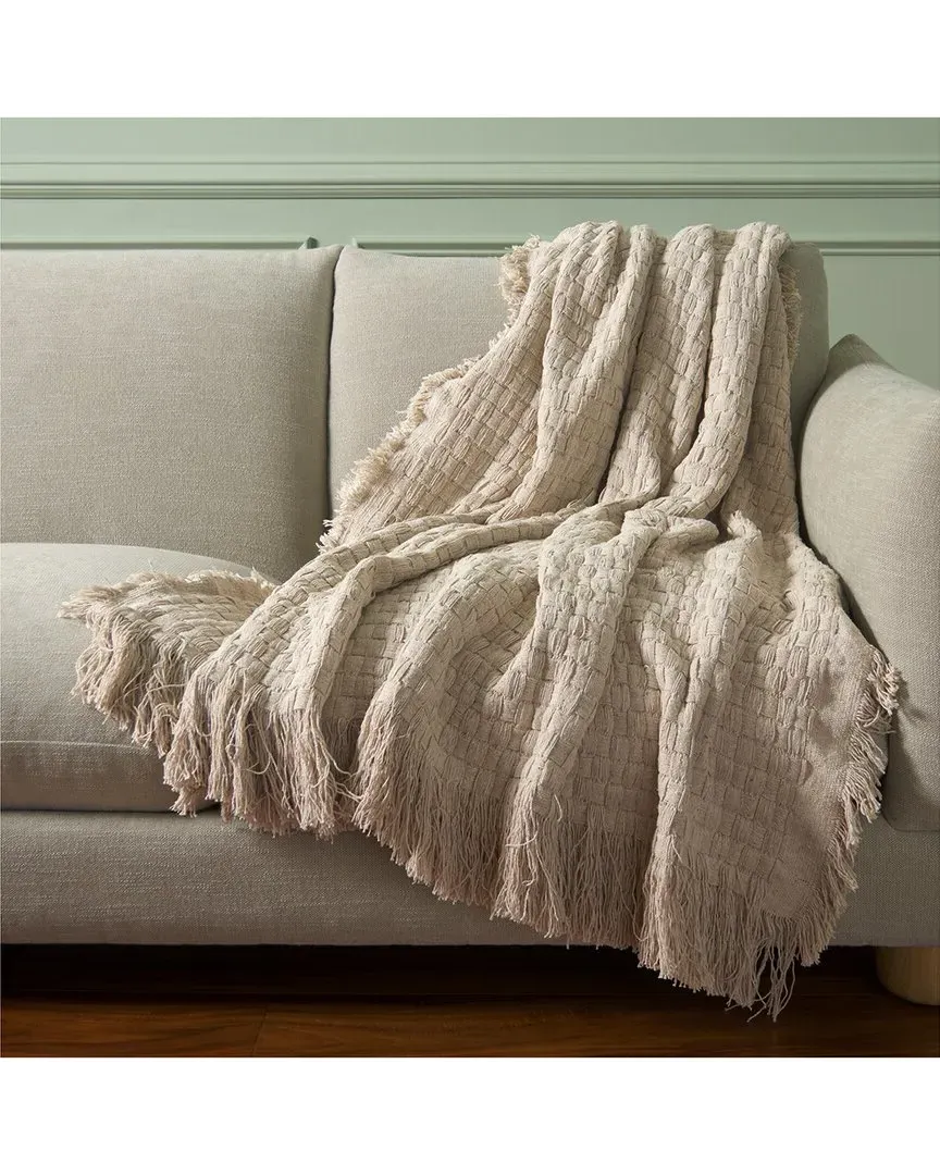 Inaya Throw - Ivory, Cotton