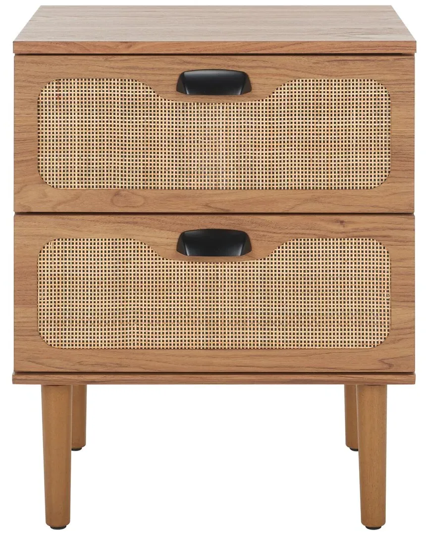 Irelia 2-Drawer Nightstand - Brown, Oak image