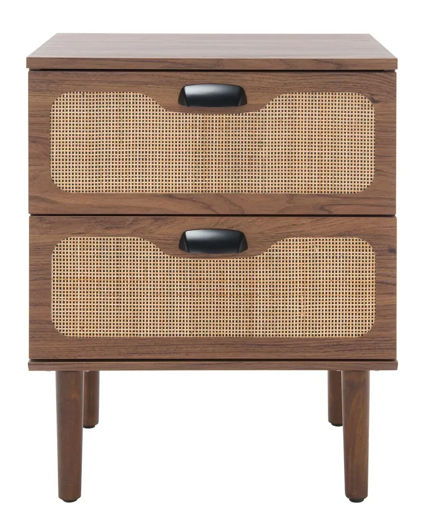 Irelia 2-Drawer Nightstand - Walnut