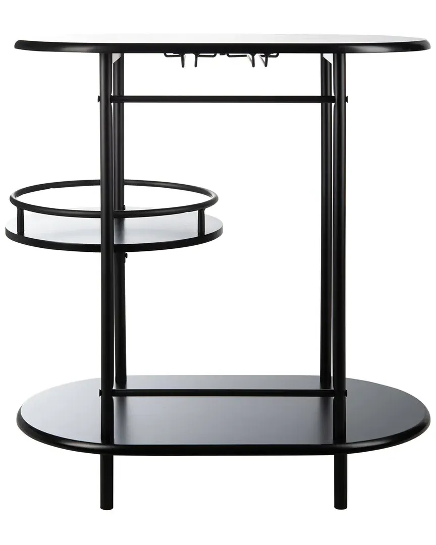 Iva 3-Tier Swivel Bar Table - Black image