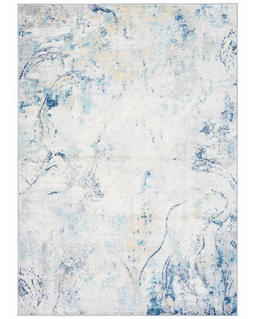 Jasper Area Rug - Ivory Blue, Polypropylene image