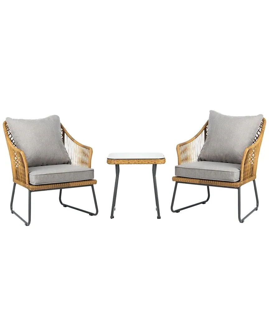 Jensen 3-Piece Lounge Set - Natural, Rattan