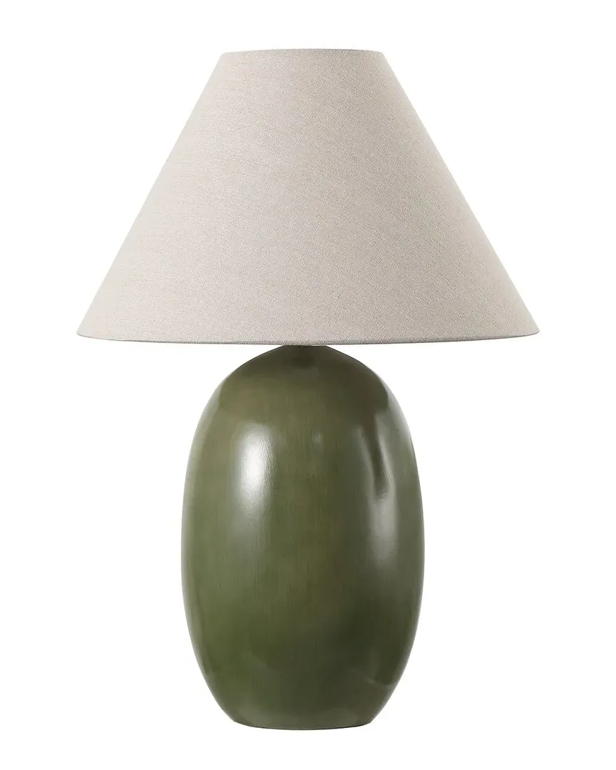 Josi 24in Table Lamp - Green, Resin image