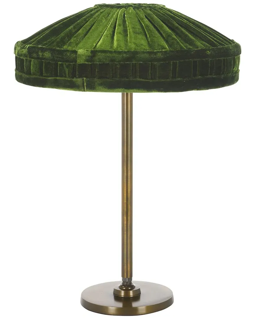 Josie 19in Table Lamp - Green, Metal