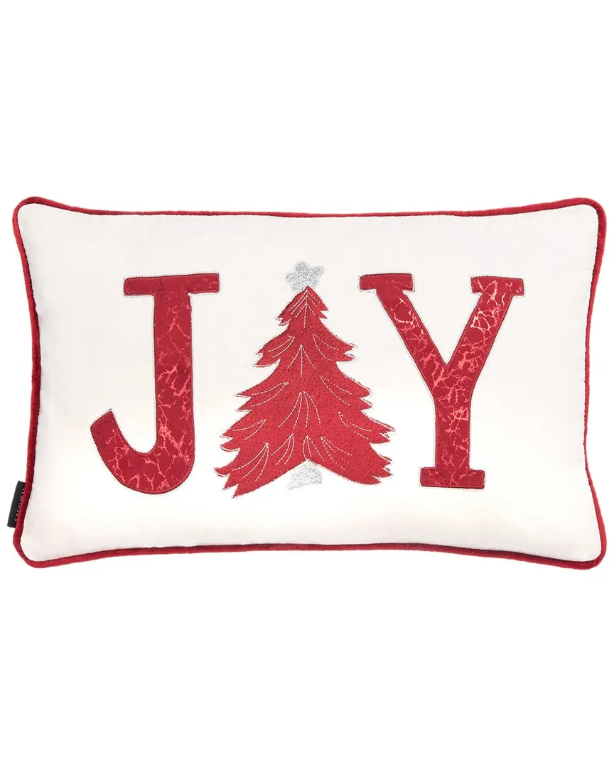 Joy Tree Pillow - Beige, Cotton image