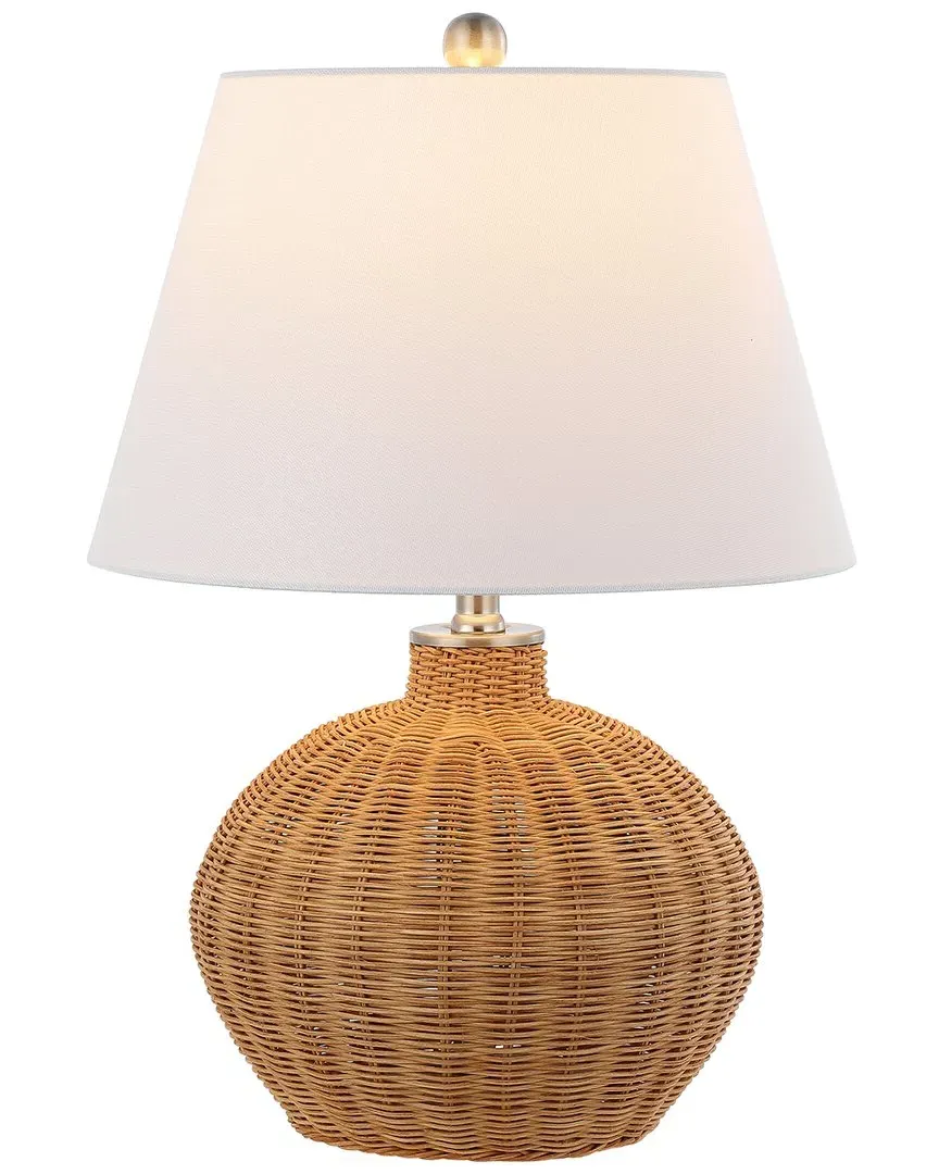 Juana 22in Table Lamp - Natural, Rattan