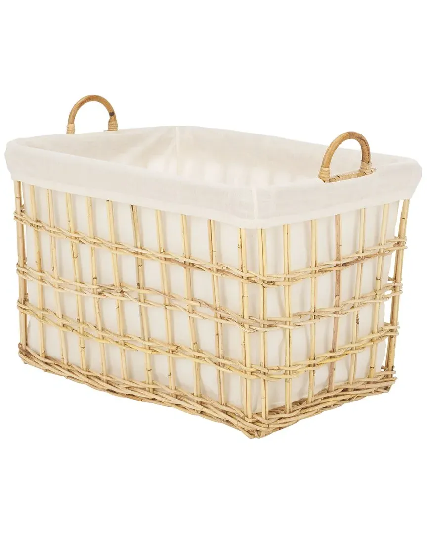 Kari Storage Basket with Liner - Natural, Rattan