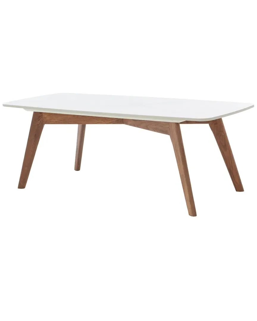 Karina Rectangular Coffee Table - White, Oak
