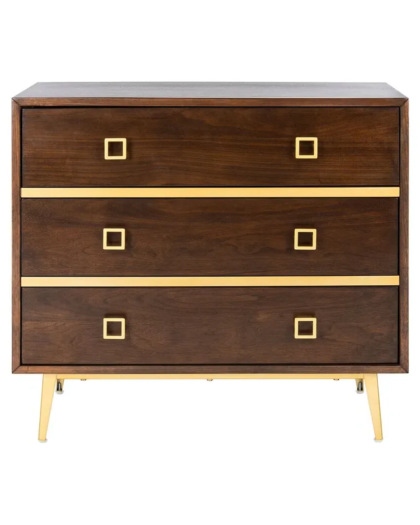 Katia 3 Drawer Chest - Walnut