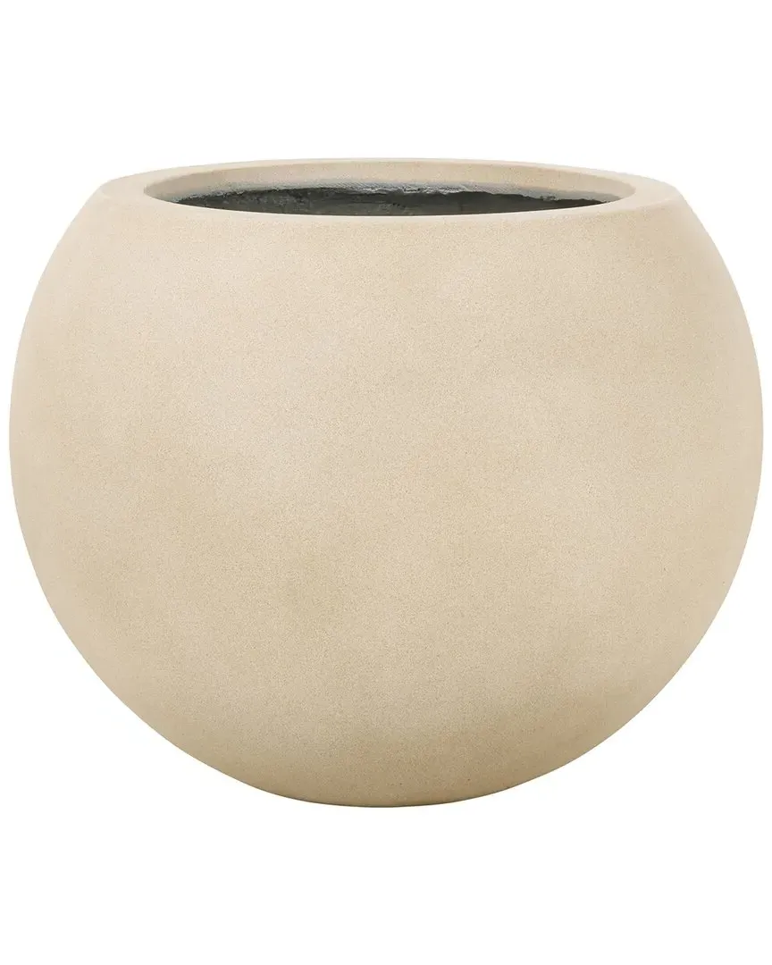 Kenslia Large Planter Pot - Beige, Concrete Ficonstone image