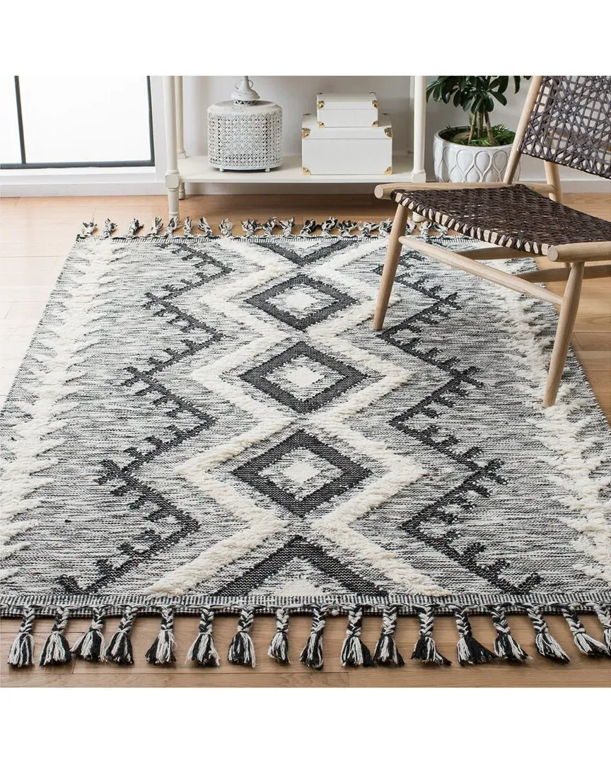 Kenya Hand Loomed Rug - Ivory, Wool-Blend