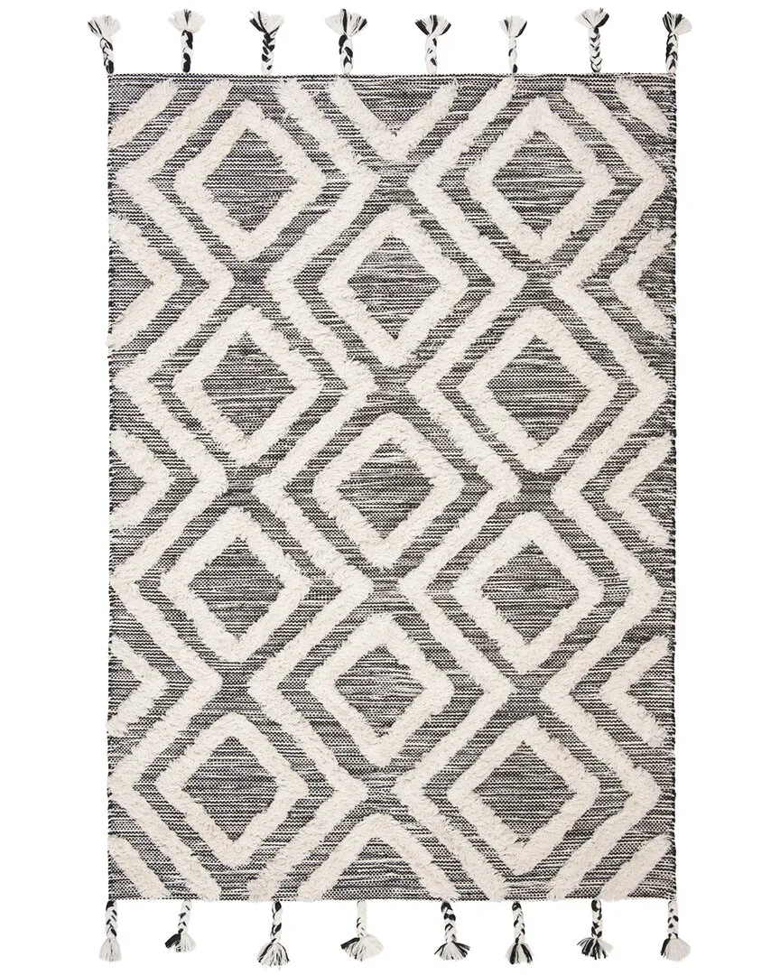 Kenya Hand Tufted Wool Rug - Black
