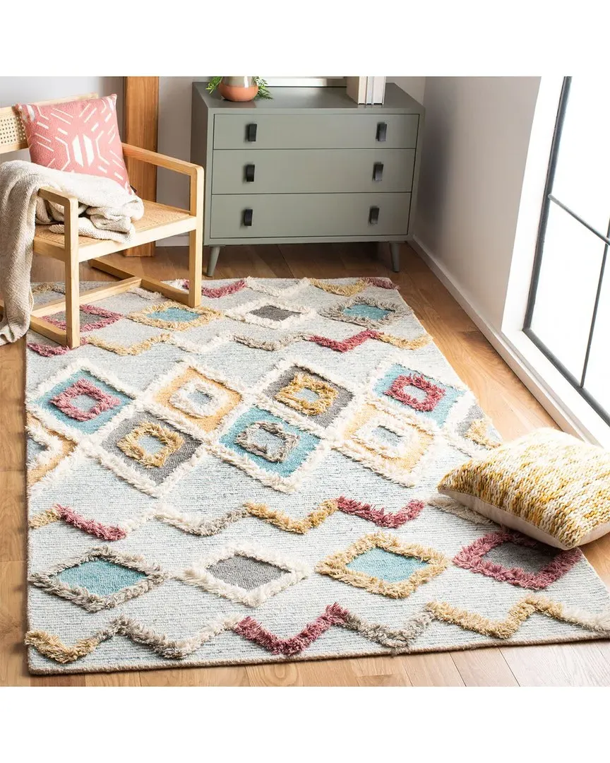 Kenya Hand Tufted Wool Rug - Grey