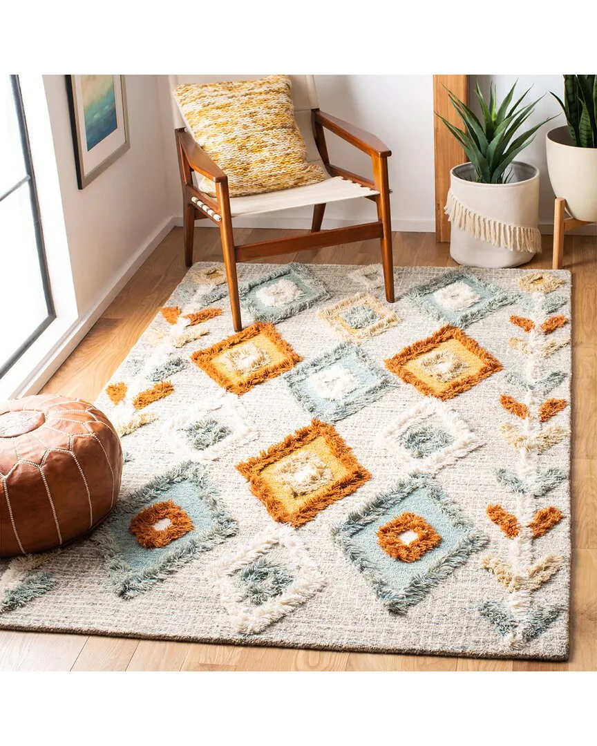 Kenya Hand Tufted Wool Rug - Grey image