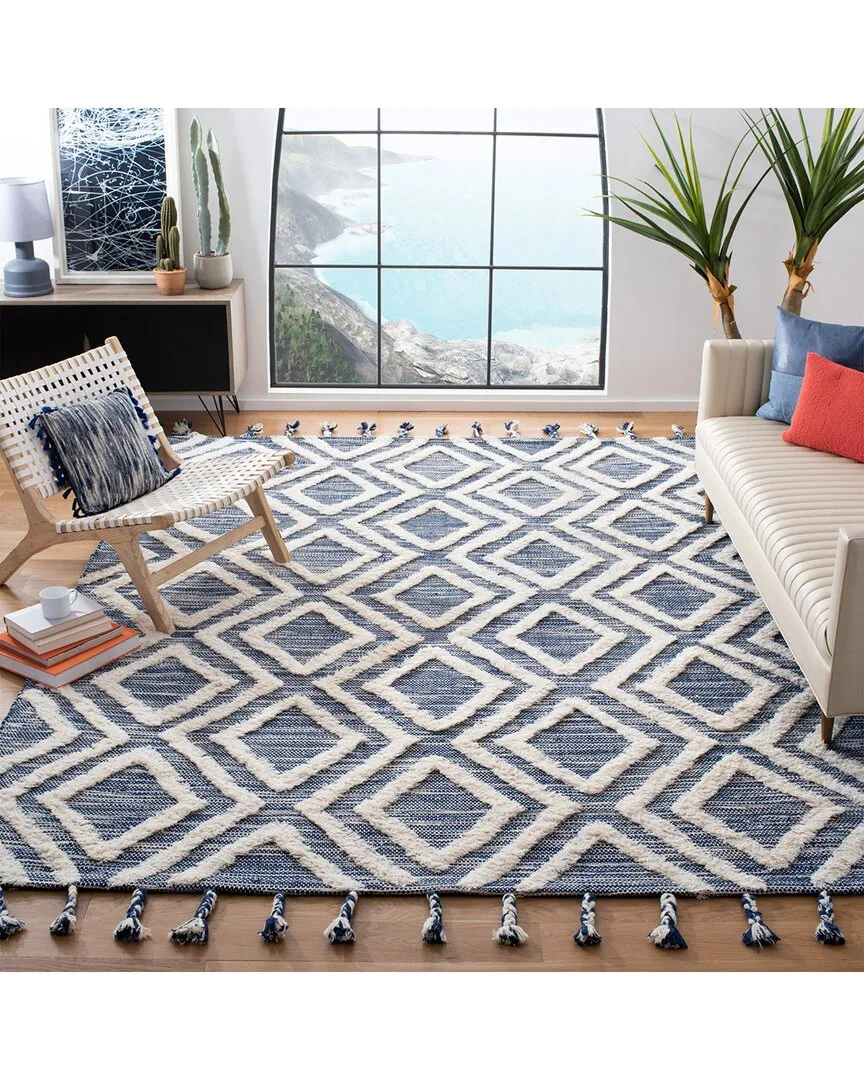 Kenya Hand Tufted Wool Rug - Navy