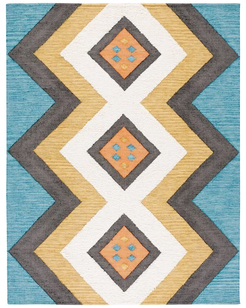 Kenya Hand Woven Rug - Black, Wool-Blend image