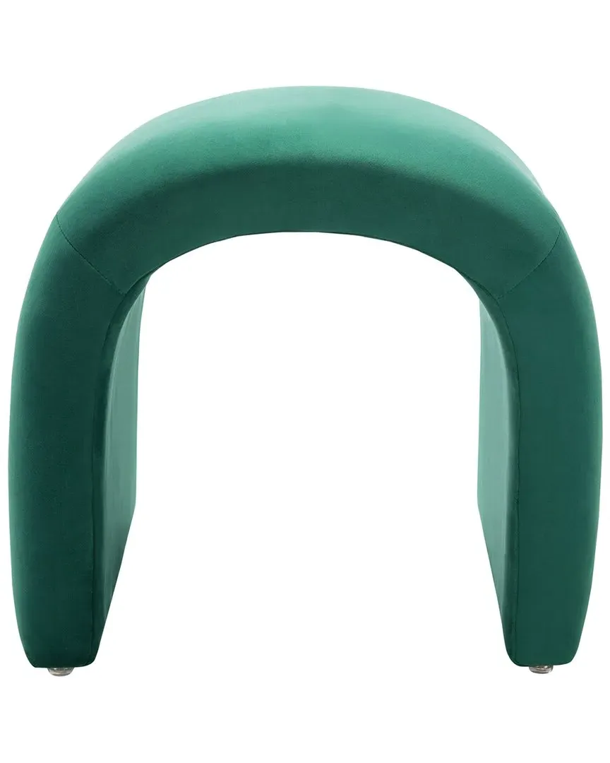 Kibo Ottoman - Emerald, Wood