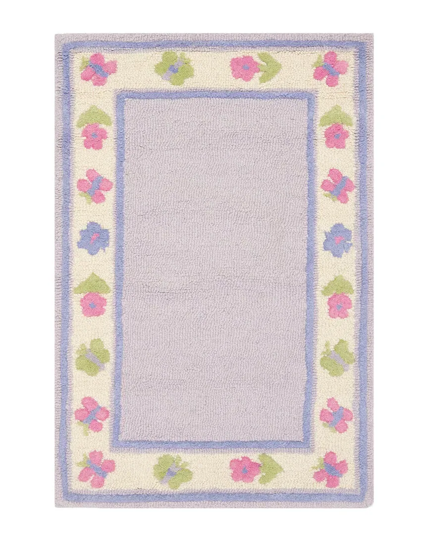 Kids Hand-Tufted Rug - Lavender, Wool