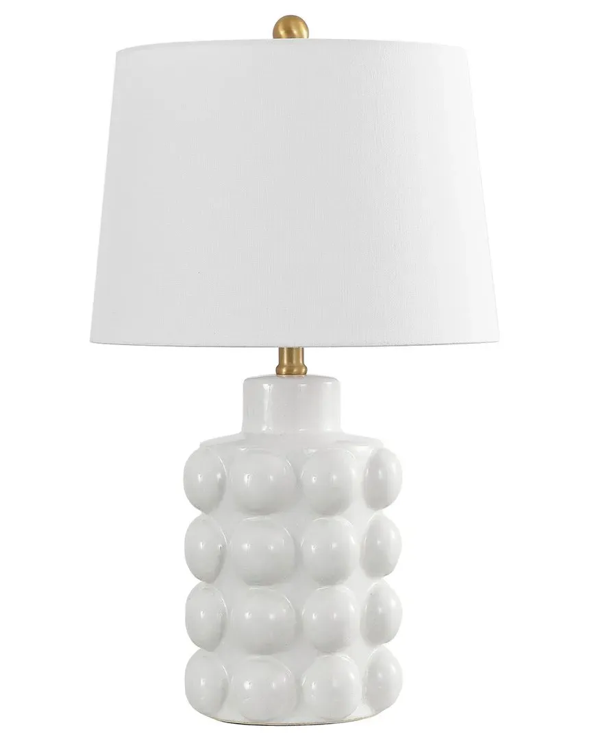 Konny 24in Table Lamp - White, Ceramic