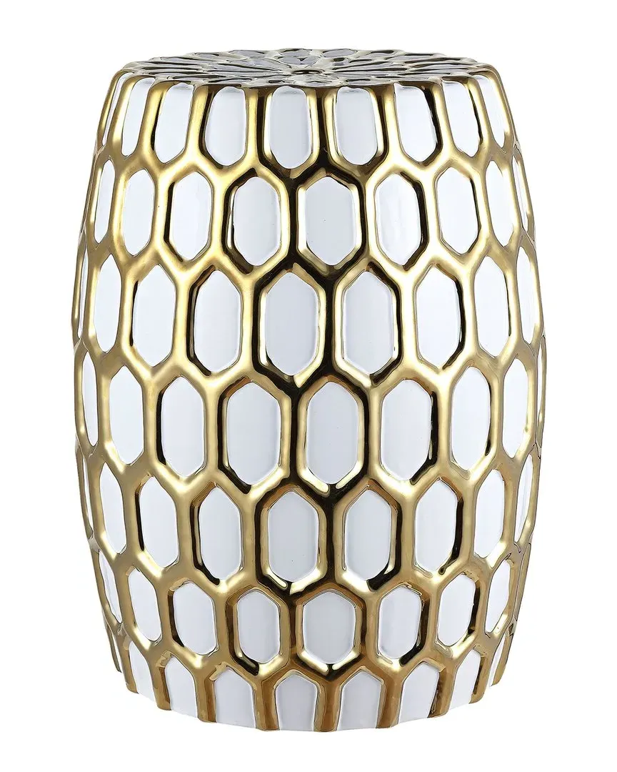 Laili Garden Stool - Gold, Ceramic image