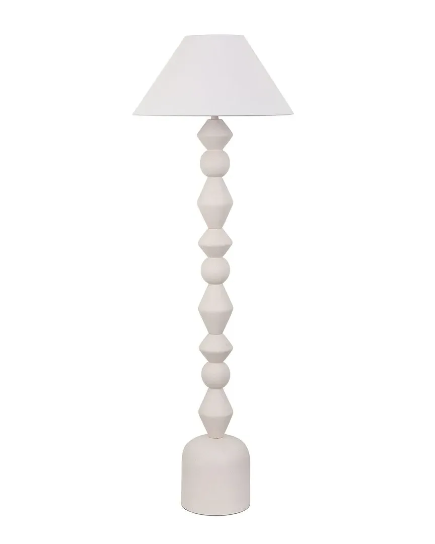 Lanie 66in Floor Lamp - White, Resin image