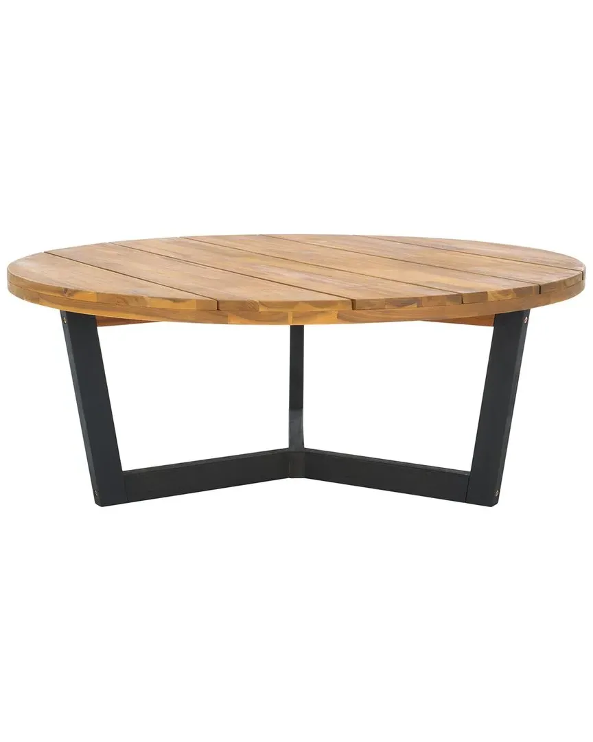 Leo Round Coffee Table 3 Legs - Natural, Acacia