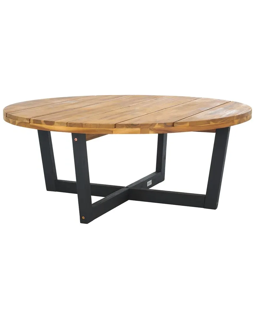 Leo Round Coffee Table 4 Legs - Natural, Acacia