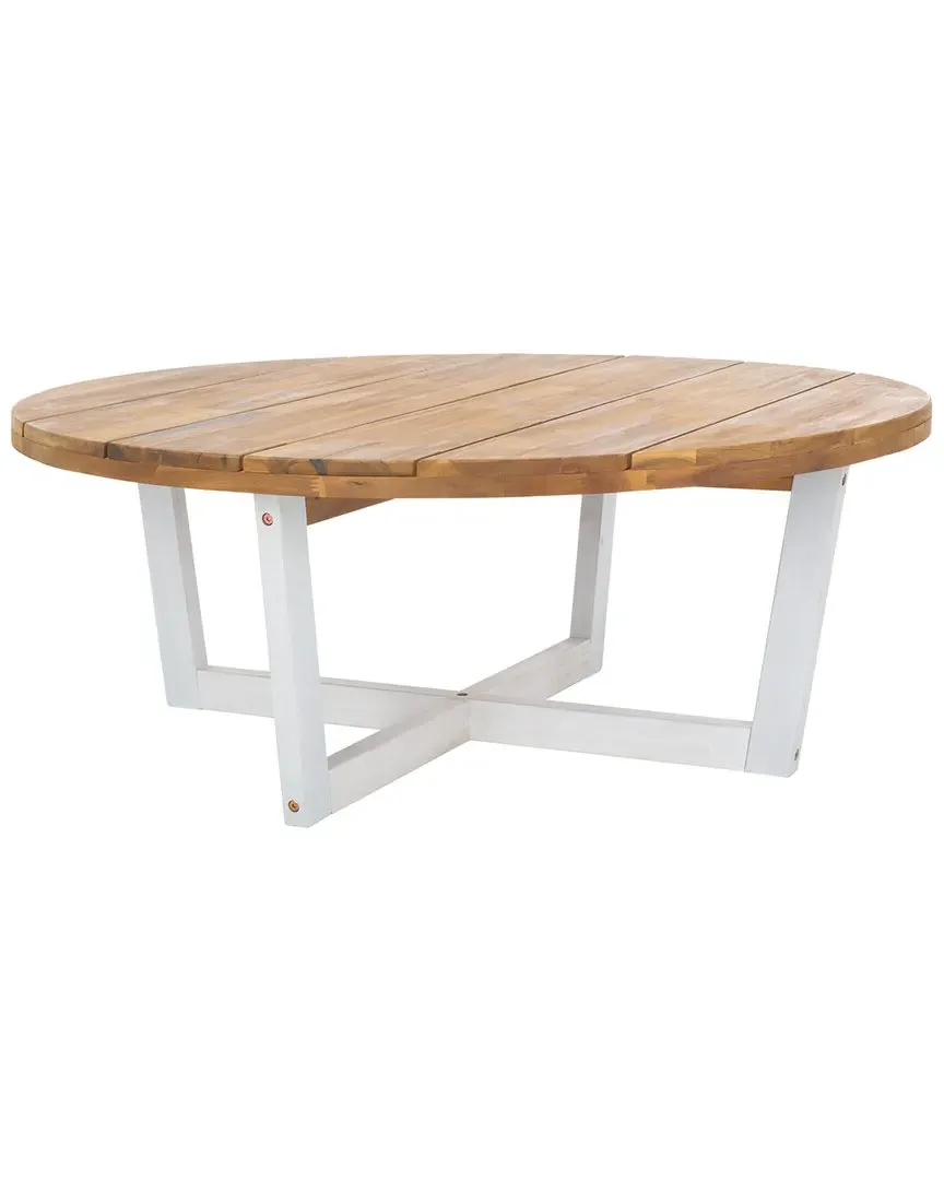Leo Round Coffee Table 4 Legs - Natural, Acacia
