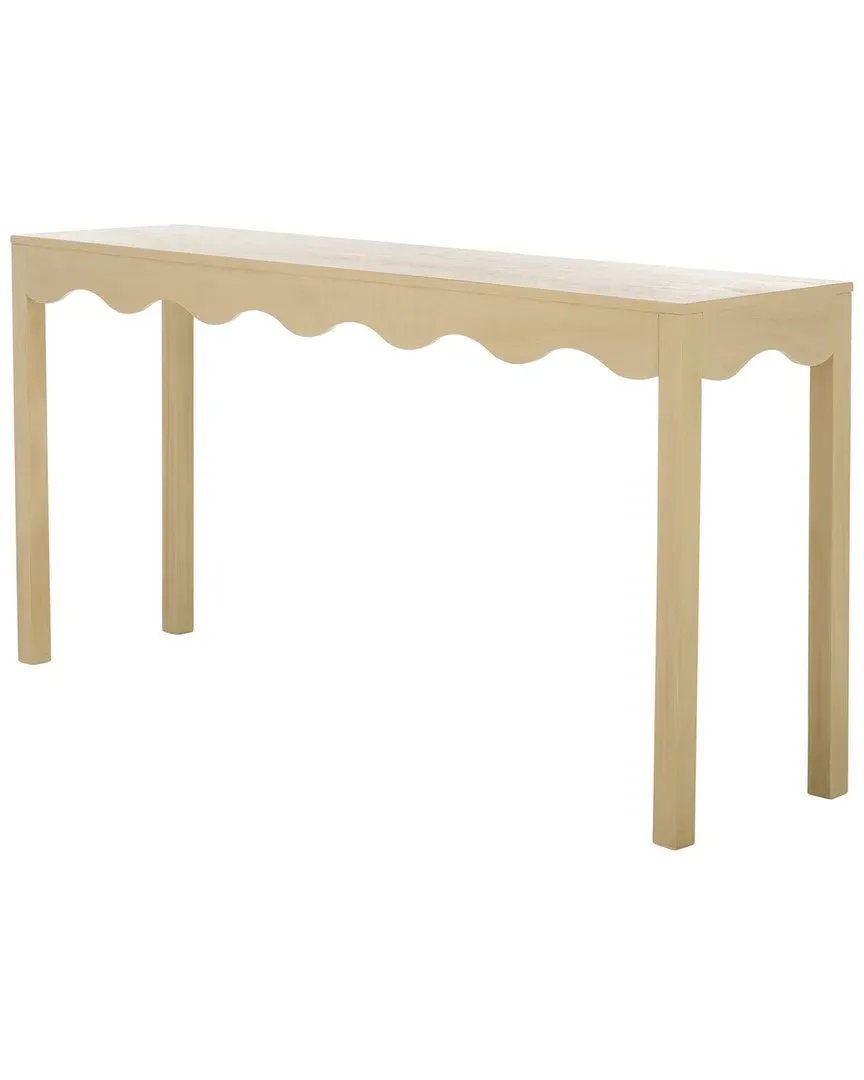 Lilith Wavy Console - Natural, Wood