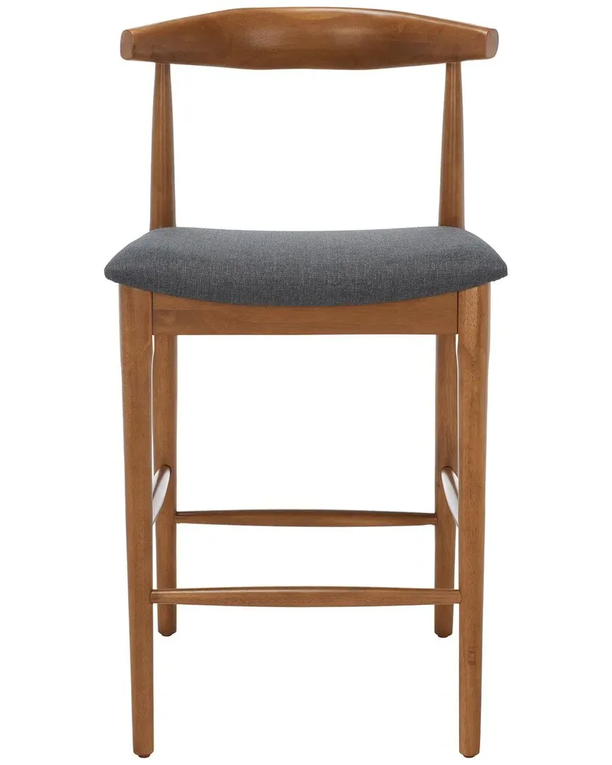 Lionel Counter Stool - Walnut, Grey