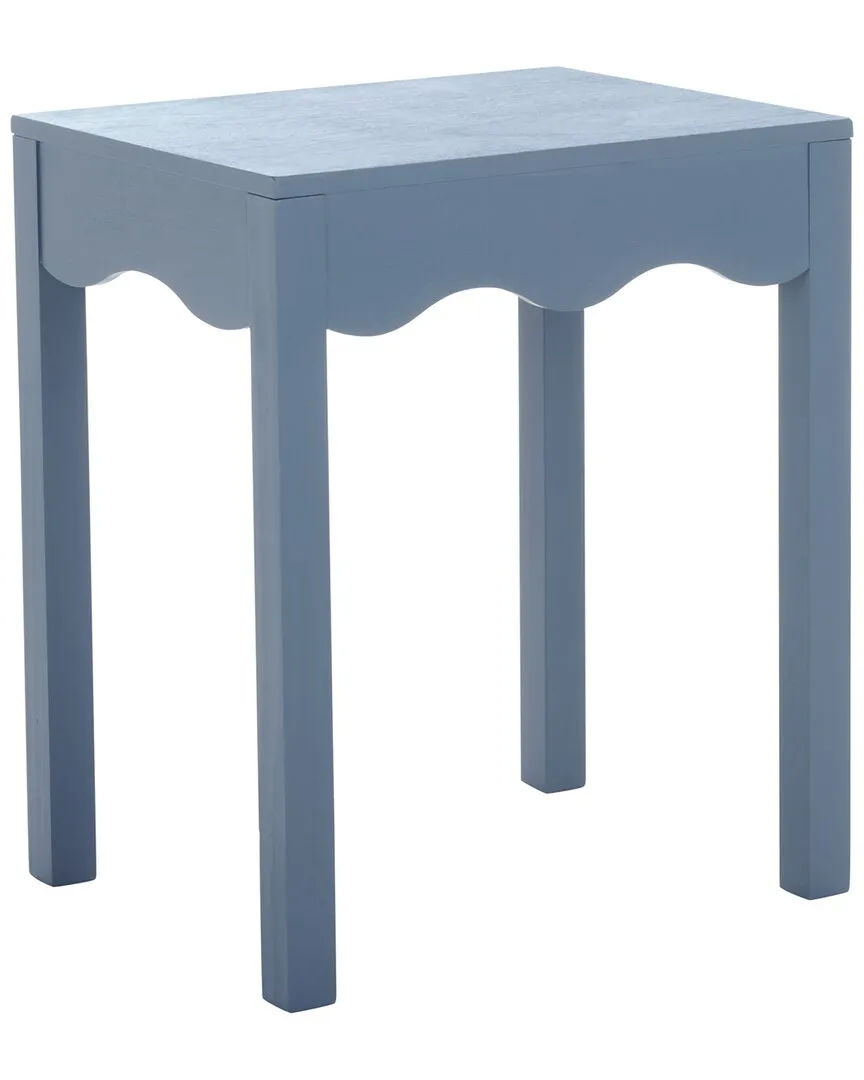 Litith Square Wave Accent Table - Blue image