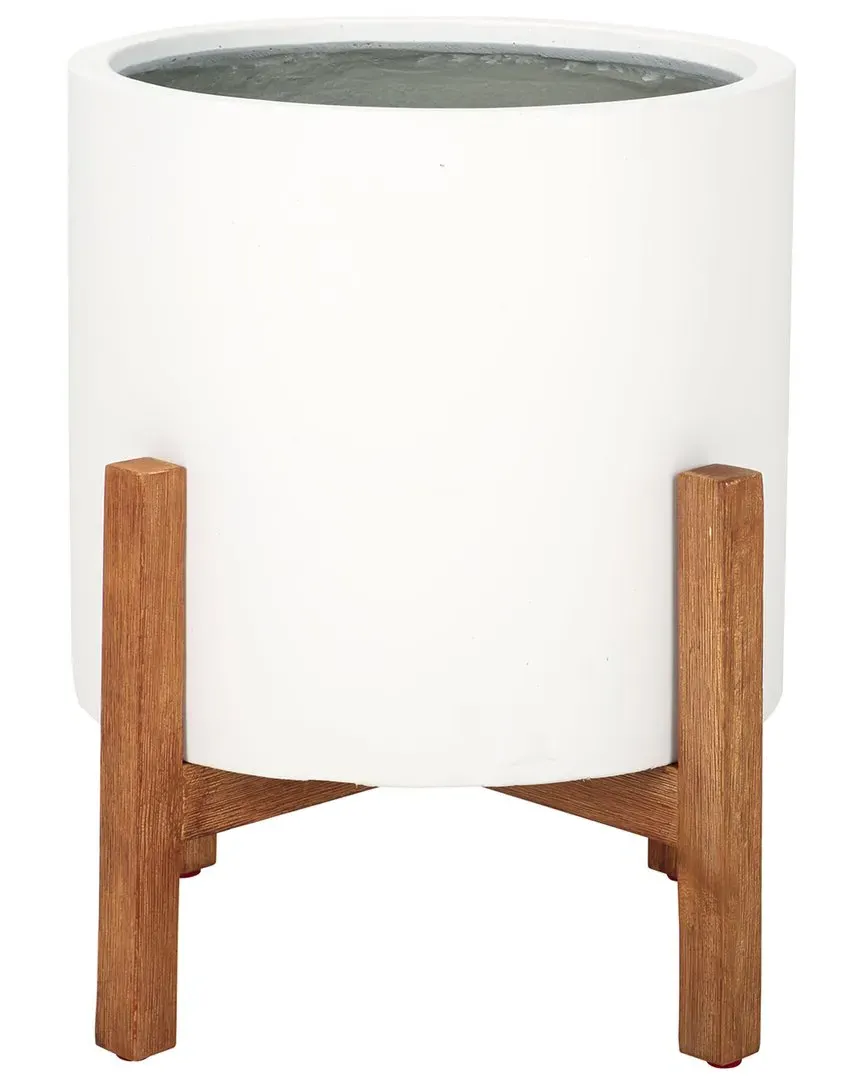 Loflen Planter - White, Concrete image