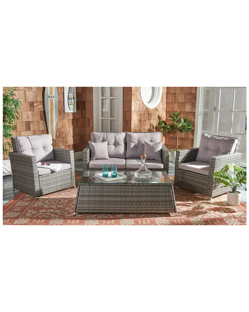 Lorma 4pc Outdoor Living Set - Grey