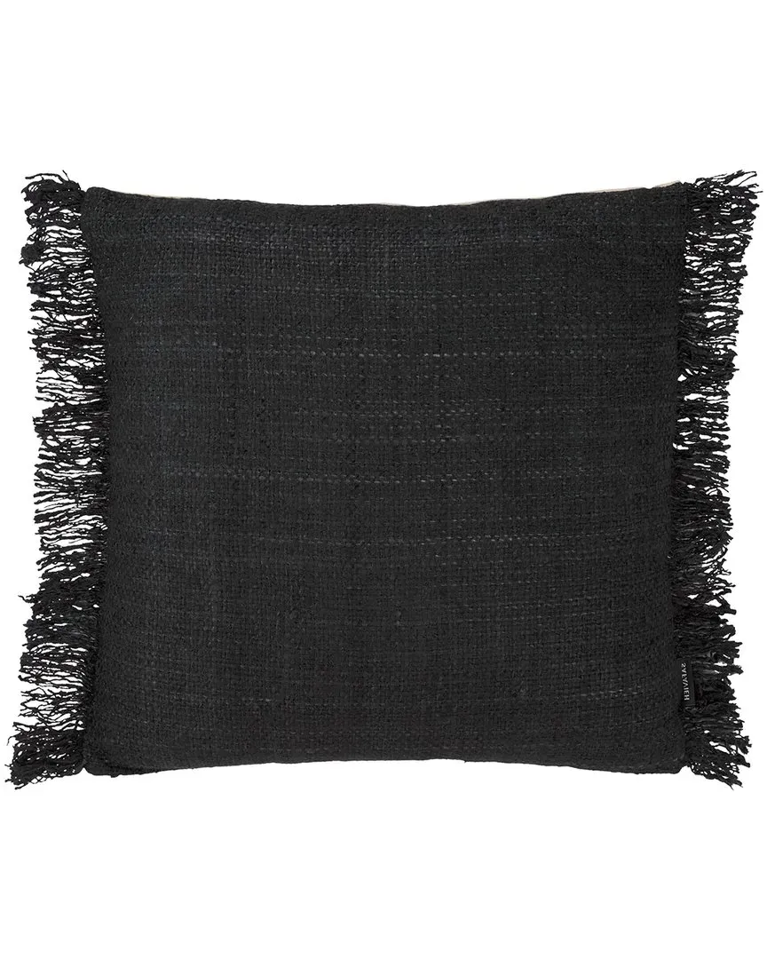 Lumiza 20x20 Cotton Pillow - Black image