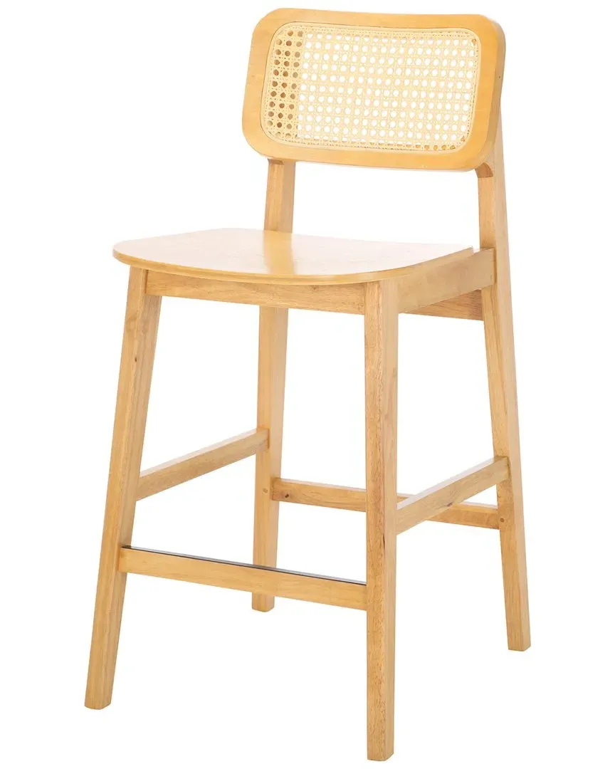 Luz Cane Counter Stool - Natural, Rattan