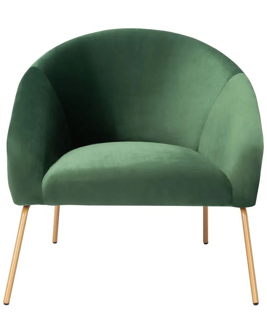 Mandi Accent Chair - Green, Velvet image