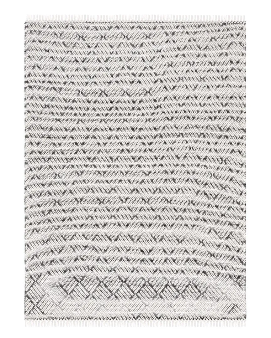 Marbella Flat Weave Rug - Black, Wool image