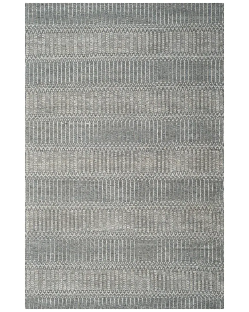 Marbella Hand Loomed Bamboo Rug - Silver
