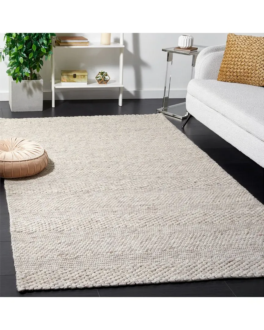 Marbella Hand Loomed Rug - Beige, Wool-Blend