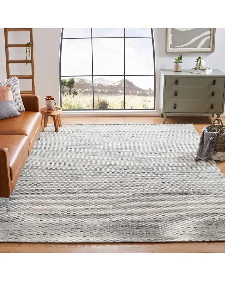 Marbella Hand Woven Rug - Beige, Wool-Blend