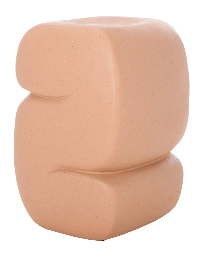 Marnie Rectangular Accent Table - Terracotta, Magnesium Oxide image