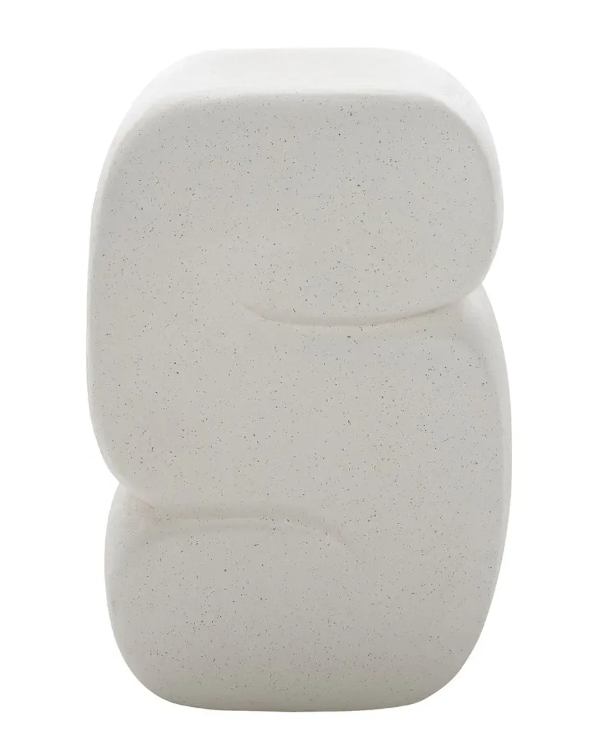 Marnie Rectangular Accent Table - White, Magnesium Oxide