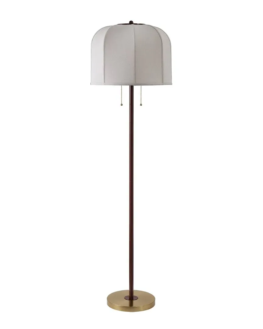 Masey 63.75in Floor Lamp - Red, Metal image