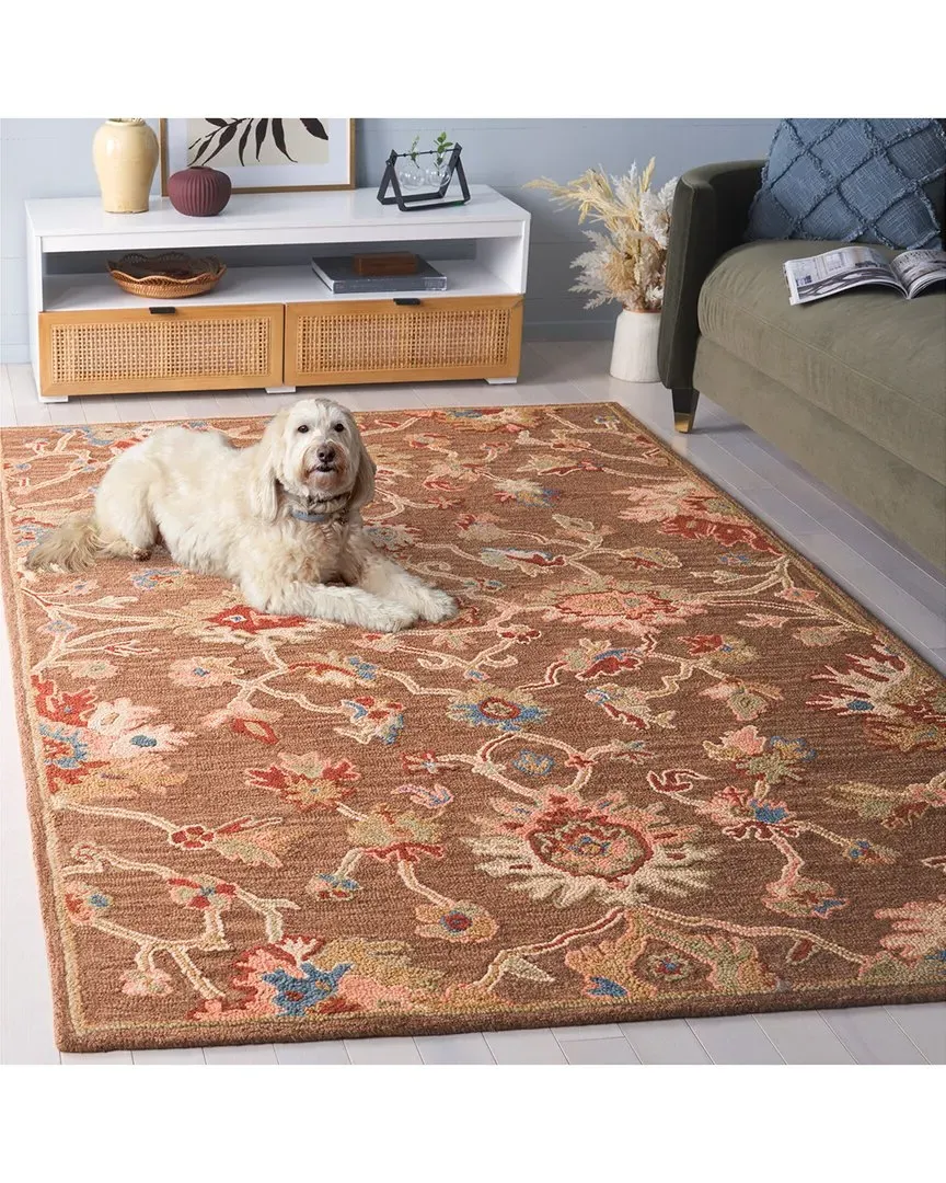 Metro Hand-Tufted Area Rug - Brown, Wool