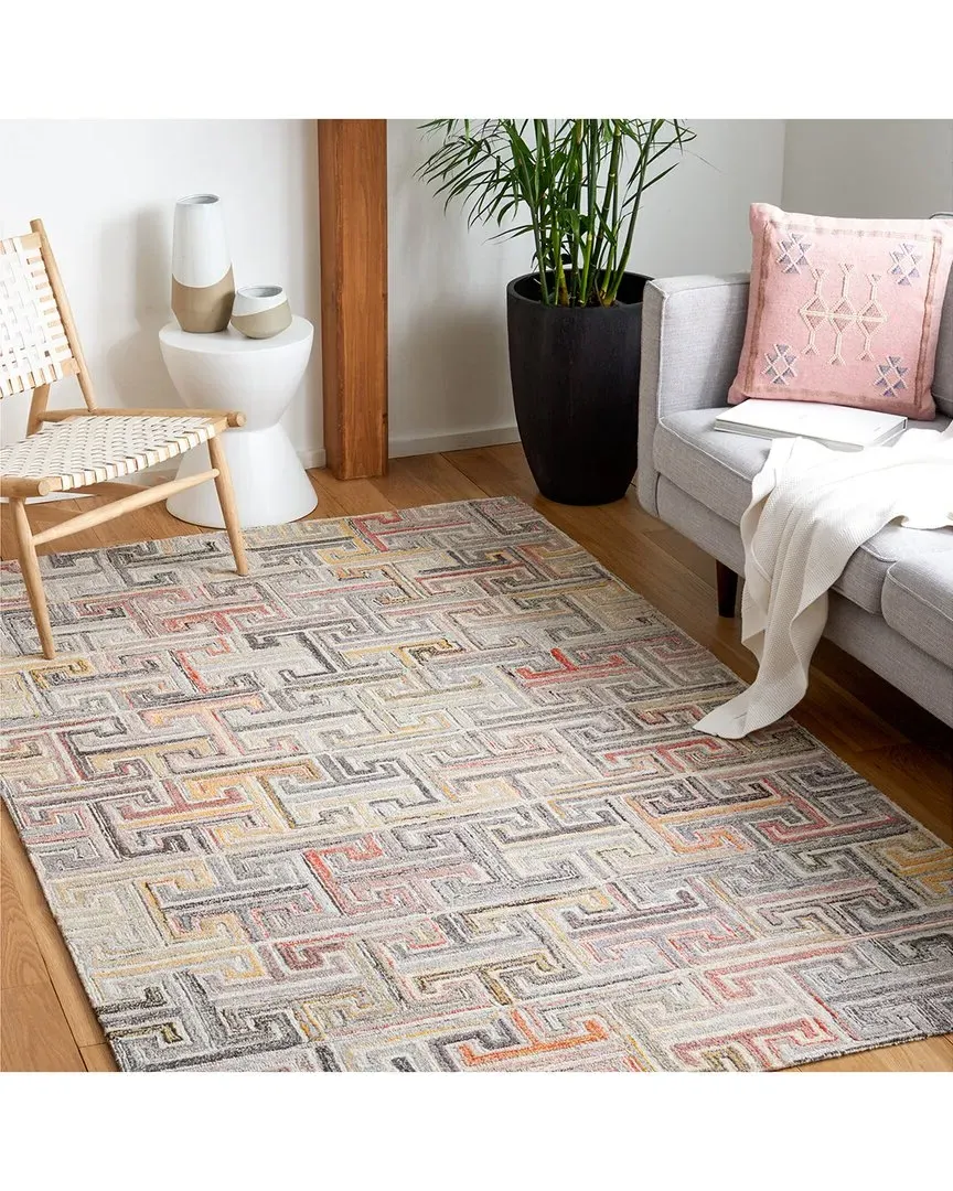 Metro Hand-Tufted Area Rug - Grey, Polyester