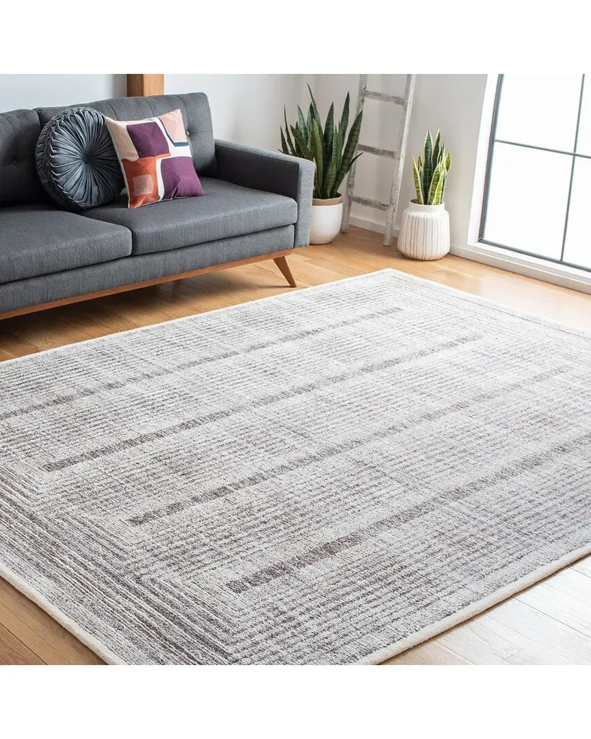 Metro Hand-Tufted Area Rug - Grey, Polyester & Wool image