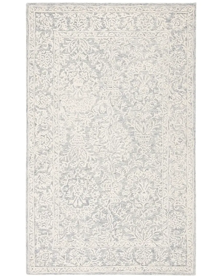 Metro Hand-Tufted Area Rug - Grey, Wool