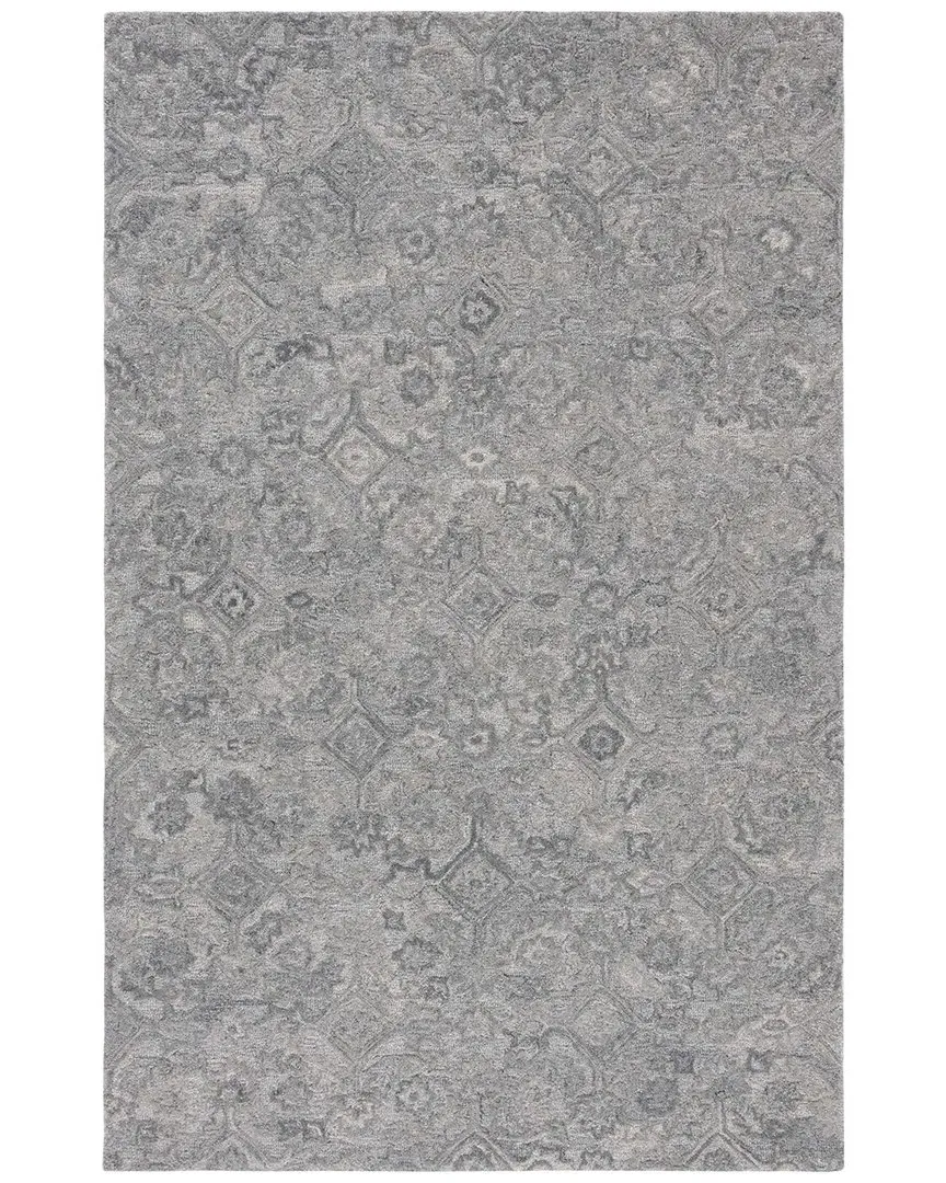 Metro Hand-Tufted Area Rug - Grey, Wool
