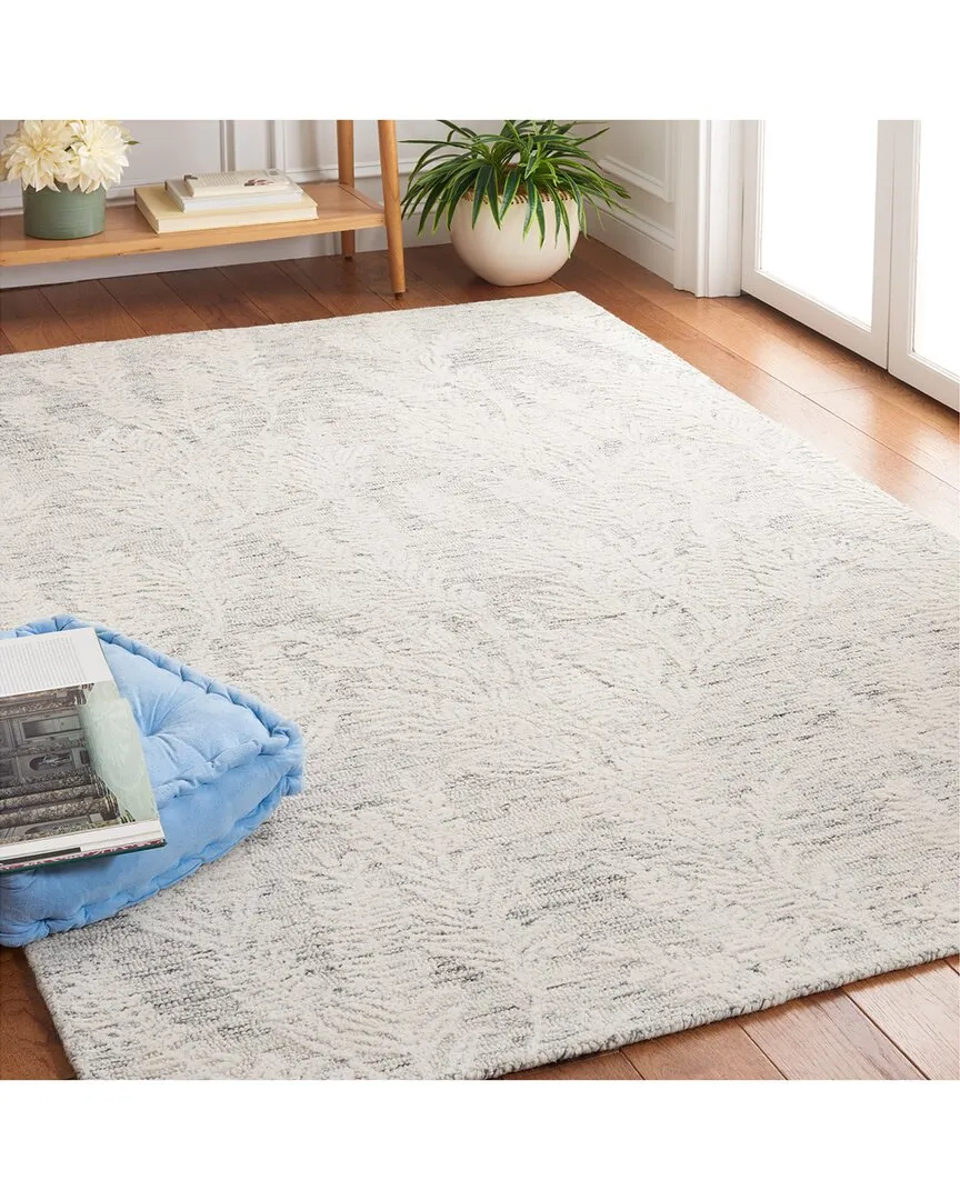 Metro Hand-Tufted Area Rug - Grey, Wool