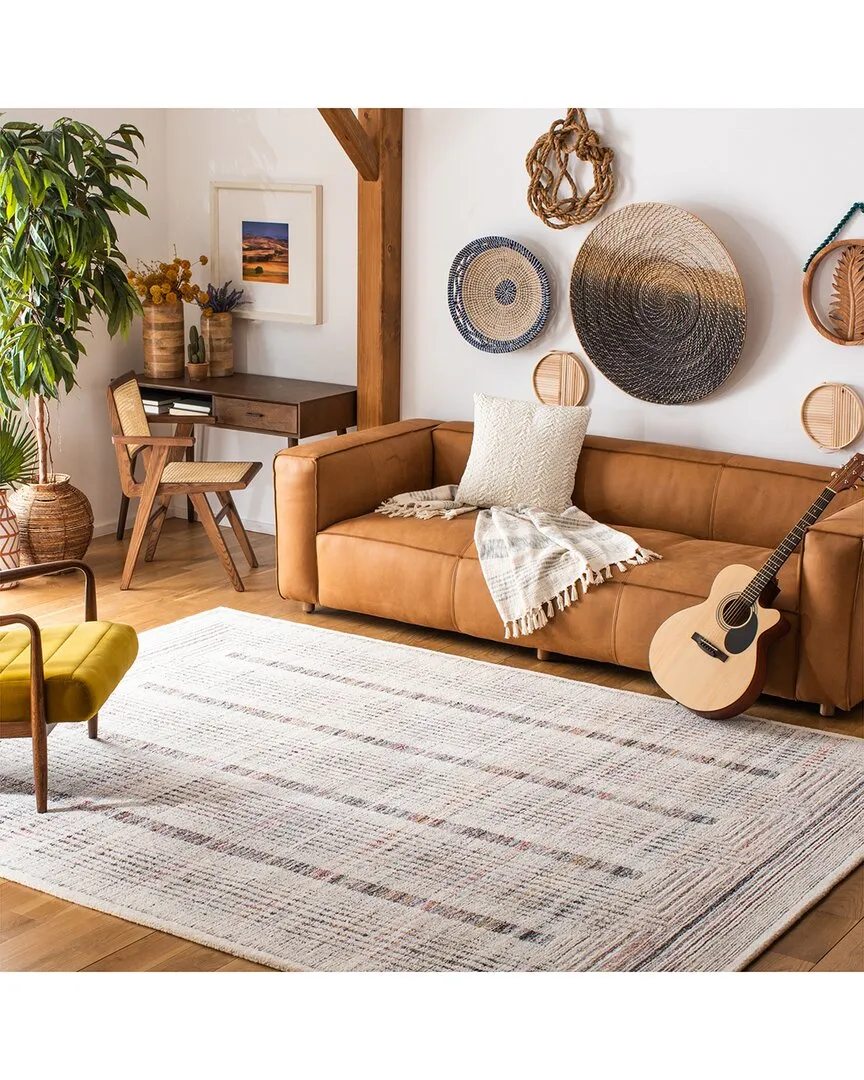 Metro Hand-Tufted Area Rug - Red, Polyester & Wool